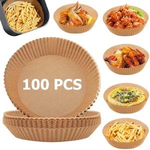 100pcs Air Fryer Disposable Paper Liner 16cm