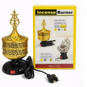 Electric Incense Burner Bakhoor Burner Gold Design