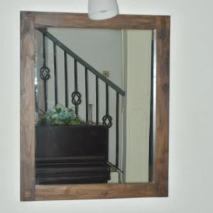 Mirror with rustic frame 2x3