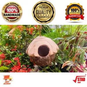 Coconut Husk LOVE BIRD Nest Flower Roof Weaver Bird (