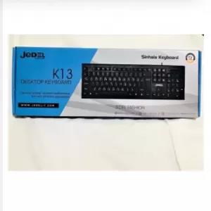 JEDEL USB Comfort Three Language Keyboard English/Sinhala/Ta