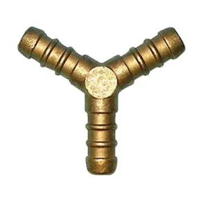 Bronze Gas Cooker Y 3 Way Brass Gas Hose Connector Splitter