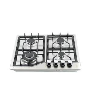 Puresonic Stainless Steel Gas Hob - 4 Burner