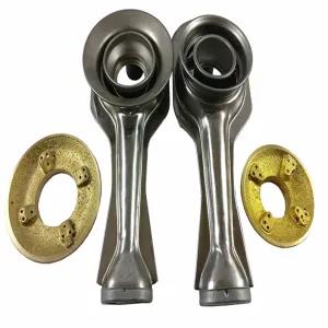 Silver Rinnai 602 Gas Cooker Burner Arm (Long) Set (Pack of 4)