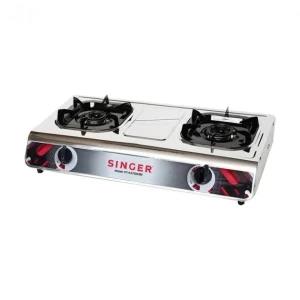 Singer NA702ASM Double Burner Gas Cooker Table Top