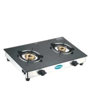 WICKS Two Buner GlassTop Gas Stove