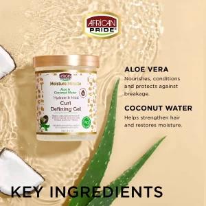 AFRICAN PARADISE Aloe & Coconut Water Curl Defining Gel