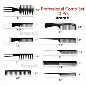 Professional Hair Comb Pack Of 10 Pcs -