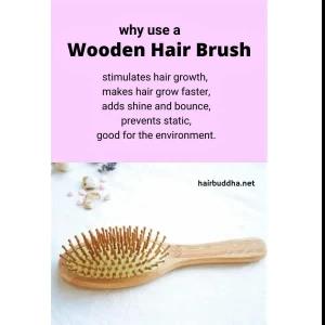 Wodden Comb Natural Paddle Airbag Massage Hairbrush