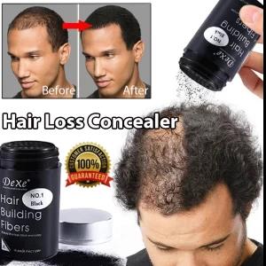 DEXE Authentic Black Colour Hair Building Fibers 22g UK