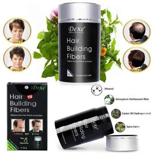 Dexe Black Hair Building Fibers for Women and Men