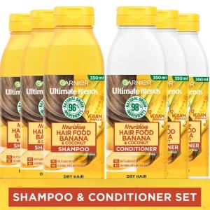GARNIER Banana & Coconut Nourishing Shampoo/Conditioner