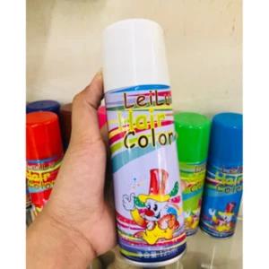 Leilu Temporary White Hair Colour Spray 125ml -WHITE