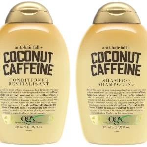 OGX Anti Hair Fall Coconut Caffeine Shampoo+Conditioner