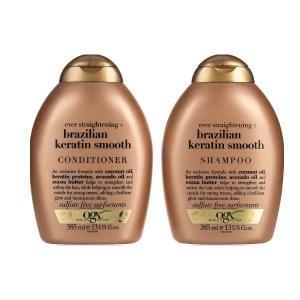 OGX Straightening Smooth Shampoo & Conditioner - 385 ml