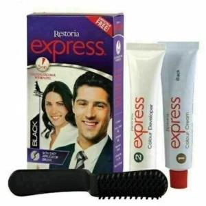Restoria Express Black With Easy Applicator Brush 80g