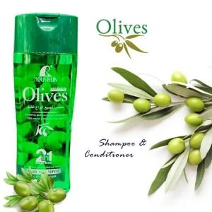 Roushun Olives 2In1 Shampoo & Conditioner - 220Ml