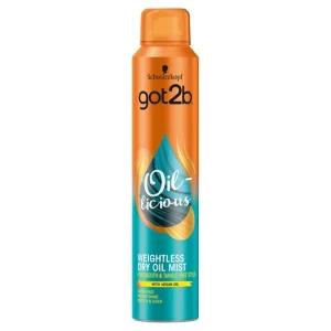 SCHWARZKOPF GOT2B Weightless Dry Oil Mist Spray - 200 ml