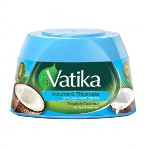 Vatika - Volume & Thickness Styling Hair Cream - Tropical Coconut- 140ml