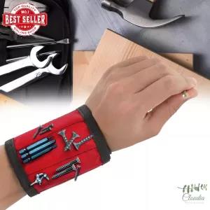 Black Claudia Magnetic Bracelet Wristband Hand Wraps Tool Ba