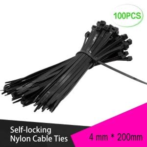 Self locking wire tie 4*200mm (100 pcs)