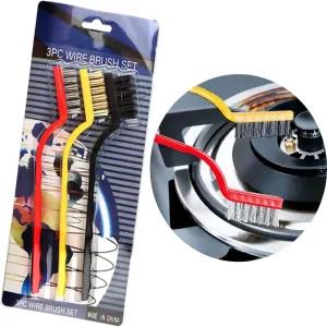 2x packet 3Pcs Wire Clean Brush Set for Cleaning and Rust Re