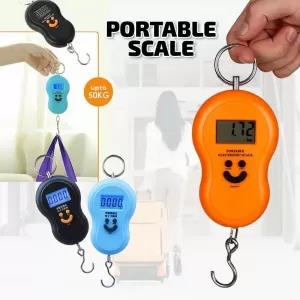 50kg x 10g Mini Pocket Hand Held digital Hanging Scale for Fishi