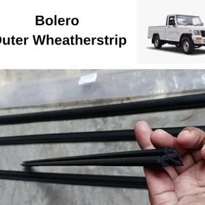 Bolero Cab Door Window Outer Garnish Weather-strip