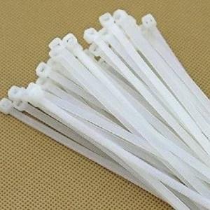 Cable Tie 2.5x100mm 100pcs White Plastic Wire Tie(kosmos