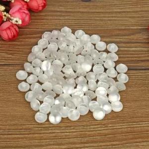 Global 100Pcs 12.5MM White Resin Buttons