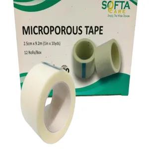 Microporous Tape 2.5cm x 9.2m (1in x 10yds) 12 pcs pack