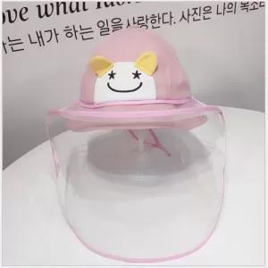 Pink Color Cartoon Fisherman Hat UV Protection Bucket Hat Sa