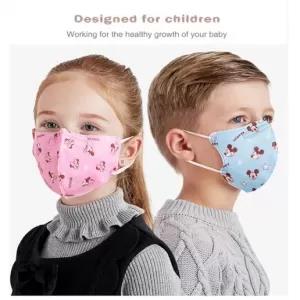 5Pcs [3-12Years] K N 9 5 Kids Cotton Face Mask Respirator