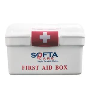 First Aid Box Portable with Removable Tray