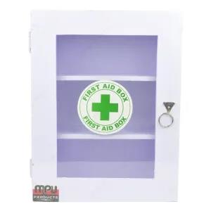 Generic First Aid Box Wood Large 15x11x4