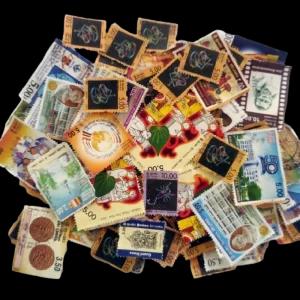 Postage Sri Lankan Old Stamps (Pack of 5)