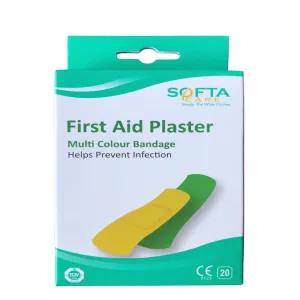 Safe First Aid Plaster Multi Colour 20Pcs Pack