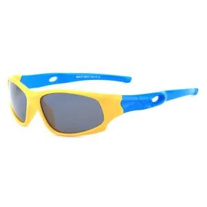 Yellow Black kids cartoon Polarized sport Tr/Silicone fashio