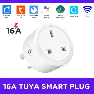 16A Tuya Smart WiFi Smart Plug with Power Monitoring