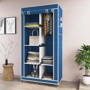 2 Door Folding Storage Wardrobe Cupboard -88105