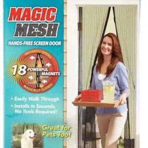 Anti Mosquito Magnetic Fastening Magic Mesh Door Curtain