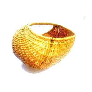 Cane Market Basket Hand Craft