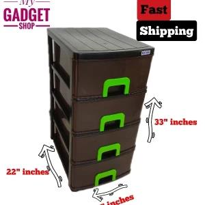Damro Drawer 4 in 1 Daxer Cupboard Plastic Heavy Duty