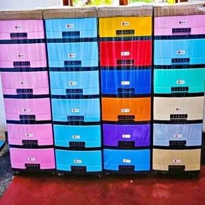 Uniplast Classic 6 Drawer Multi Colour Plastic Drawer