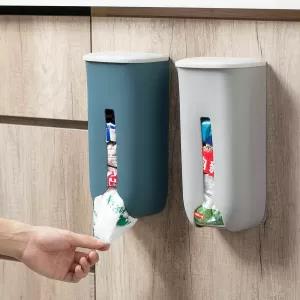 Wall Mount Bag Storage Box, Garbage Bag Storage Box