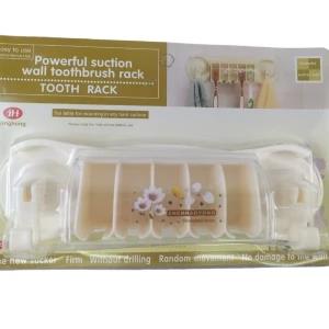 Wall Mounted Plastic Toothbrush Rack