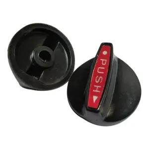 Black Gas Cooker Push Knob (2 Pieces)