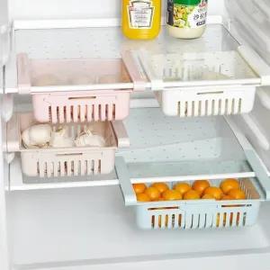 MECHDEL Adjustable Fridge Storage Basket