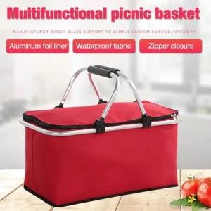 Portable Outdoor Picnic Storage Basket 30L