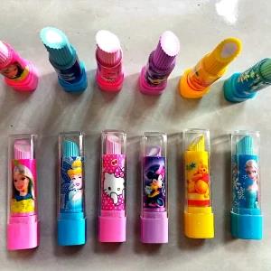 Generic Lipstick Shaped Eraser Multicolour